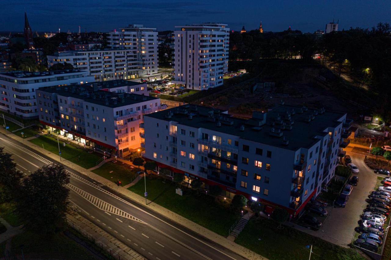 Livin Aparthotel Centrum Szczecin Exteriör bild